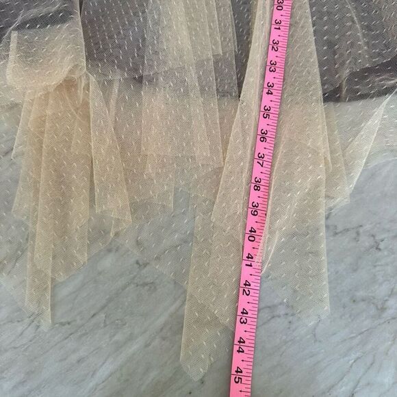 Altar’d State cotton blend mesh tulle fit and flare dress embroidered top size M - Picture 9 of 9